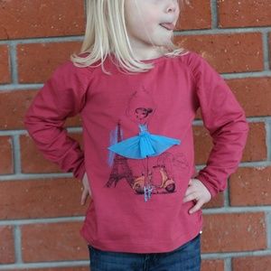 Laugh Girls LS Paris Ballerina Tee